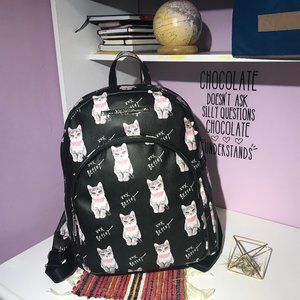 Betsey Johnson Cat Backpack